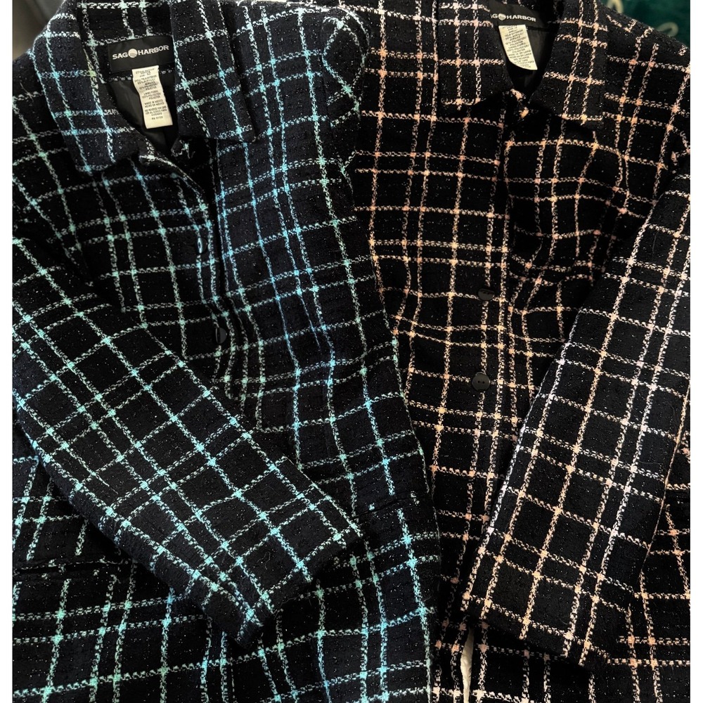 Lot of 2 Sag‎ Harbor Women's Blazer Jacket size 12